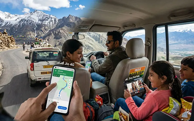 Mobile Connectivity in India for Travellers: SIM Cards and Data for Road Trips